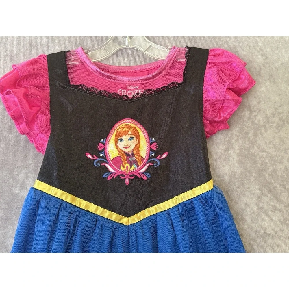 Disney Frozen Anna Costume Dress Girls 4T Princess  Dress
